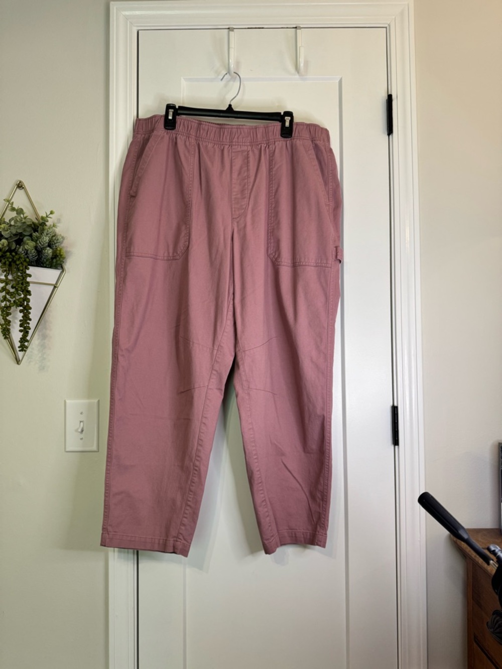 Old Navy Rose Pink Utility Jogger Pants